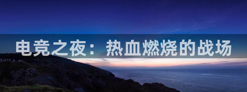 乐鱼电竞下载：电竞之夜：热血燃烧的战场
